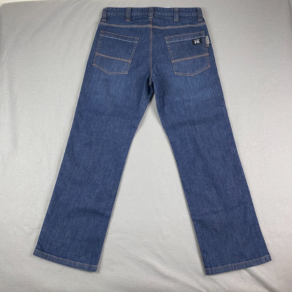 Wolverine FR Flame Resistant Denim Jeans Mens 32x30 Workwear Blue